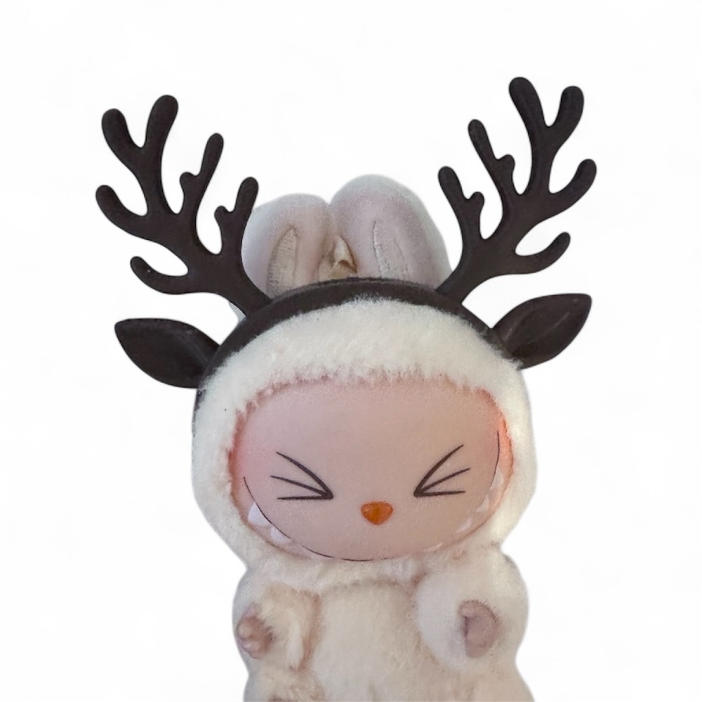 3D printed Reindeer Antlers for standard size Labubu doll ( doll not included )